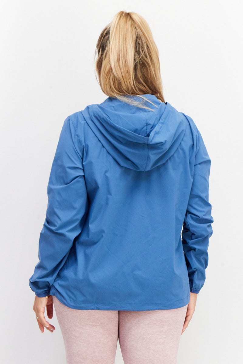 Hurley Women Sportswear Fit Training Jacket, Blue - Image 2